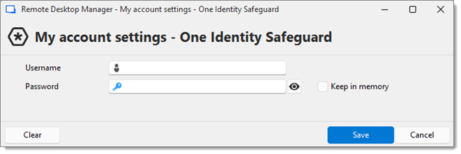 Authentication method field removed from My account settings