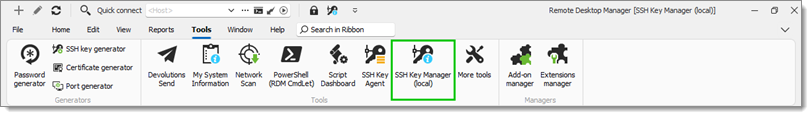 Tools - SSH Key Manager (Local)