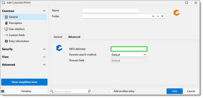 CyberArk PVWA (Credentials)