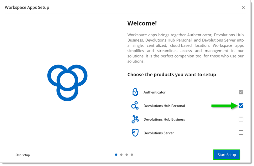 Devolutions Hub Personal setup