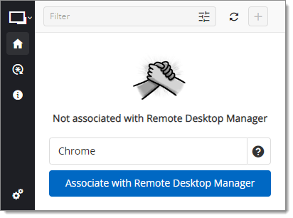 Association with Remote Desktop Manager