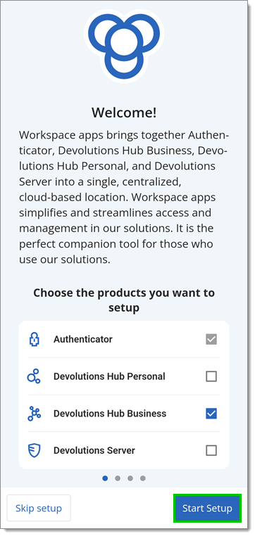 Devolutions Hub Business setup