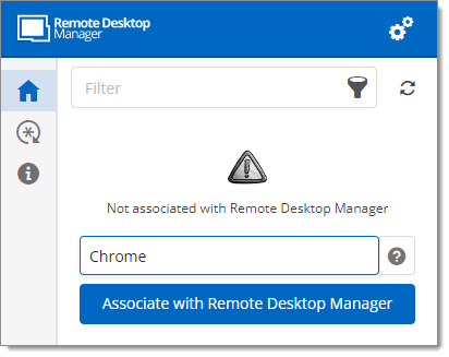 Remote Desktop Manager Zuordnung
