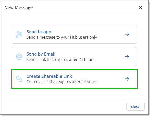 Create Shareable Link