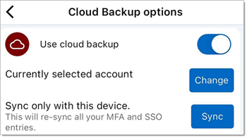 Cloud Backup options