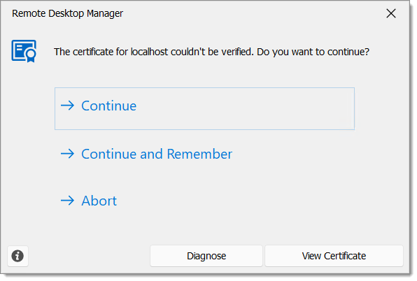 Certificate verification in Dev for .Net
