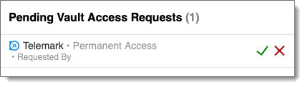 Pending Access Requests