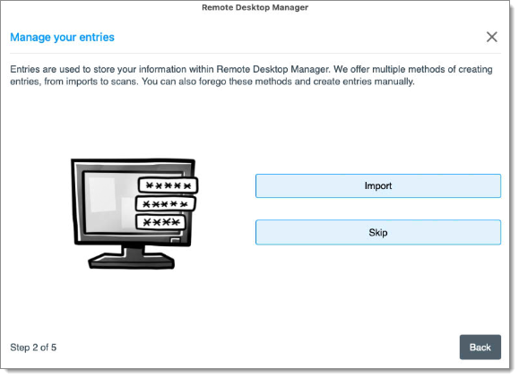 Manage your entries