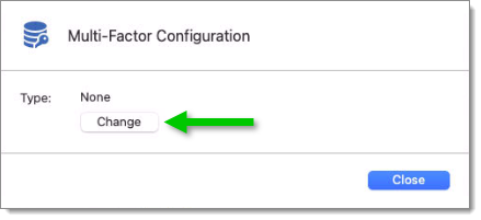 Change Multi-Factor Configuration