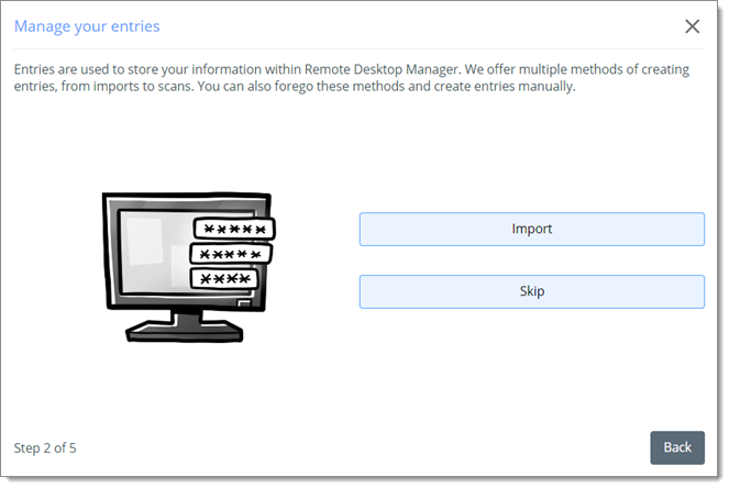 Manage your entries