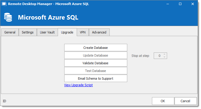 Microsoft Azure SQL - Mise à niveau