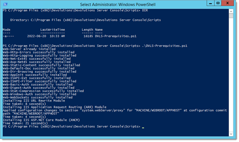 Windows PowerShell script