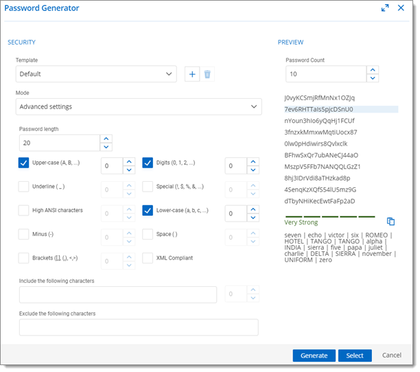 Password generator