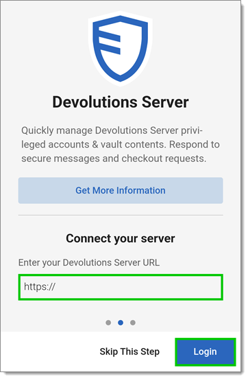 Devolutions Server URL