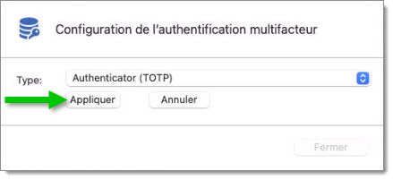 Configuration de l'authentification multifacteur
