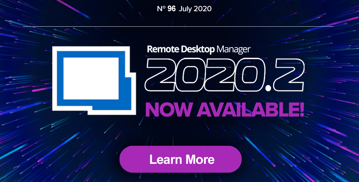 Remote Desktop Manager 2020.2 Now Available