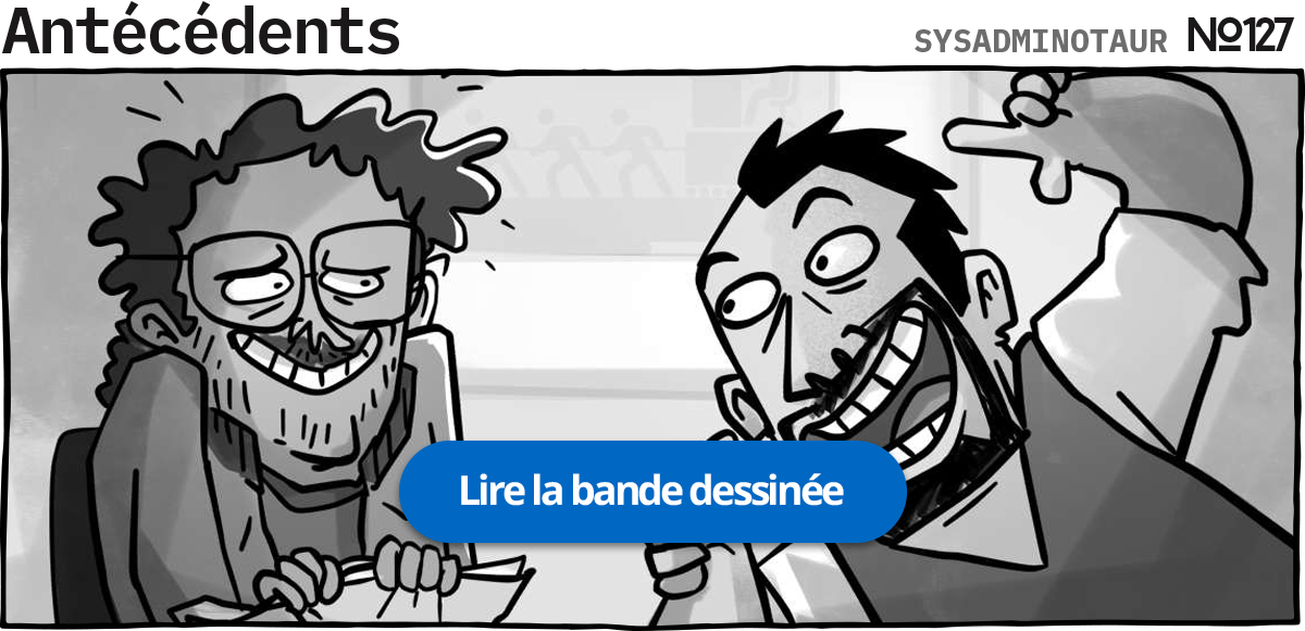 Sysadminotaur #127 - Antécédents