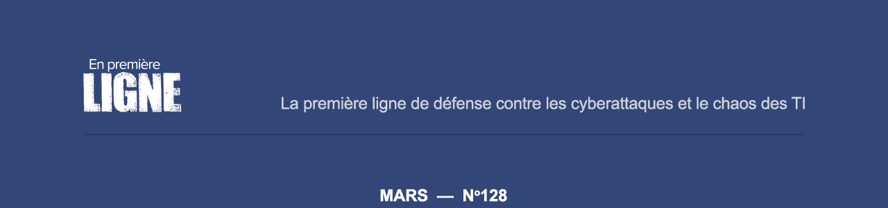 Rapport en Première Ligne - Newsletter #128 - Mars 2023