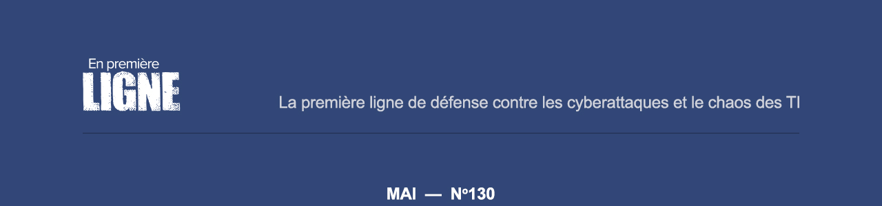 Rapport en Première Ligne - Newsletter #130 - Mai 2023