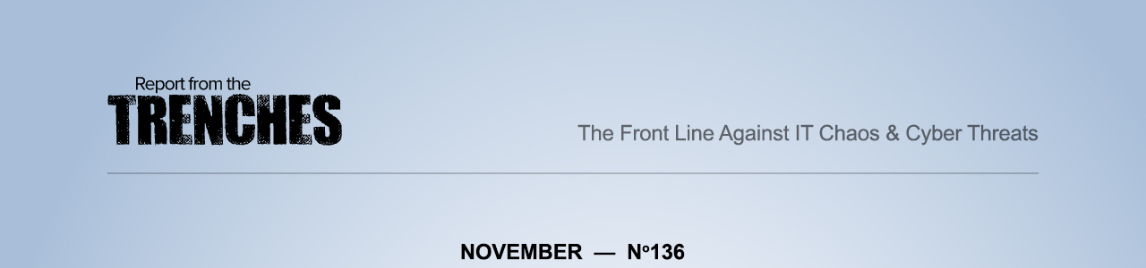 Report From The Trenches - Newsletter #136 - November 2023