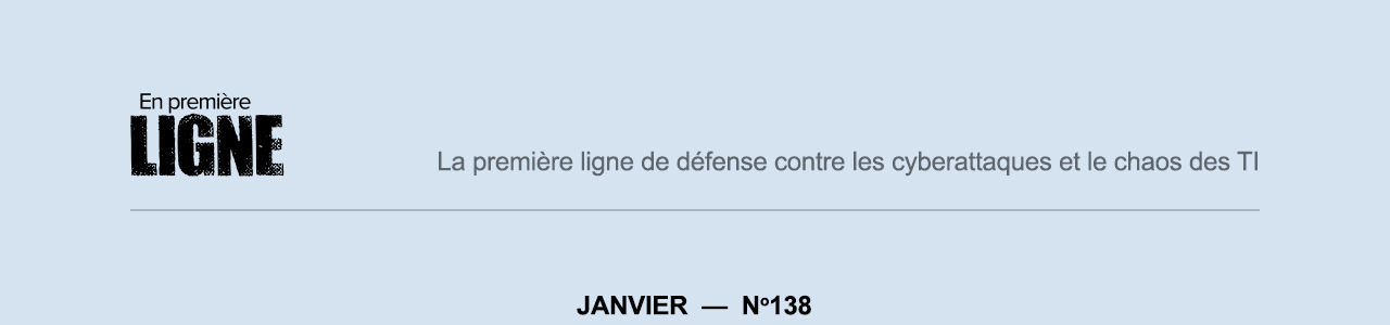 Rapport en Première Ligne - Newsletter #138 - January 2024