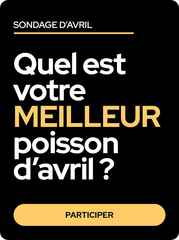 Sondage Avril poisson d'avril
