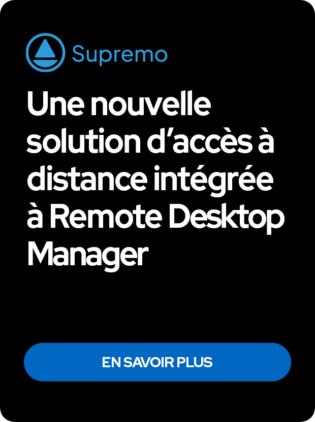 Devolutions intégration avec Supremo