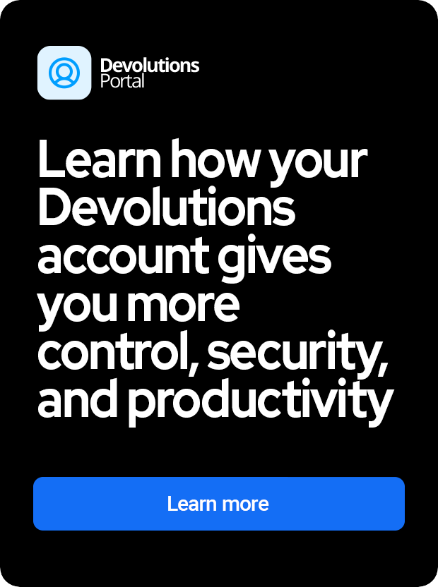 Devolutions Account