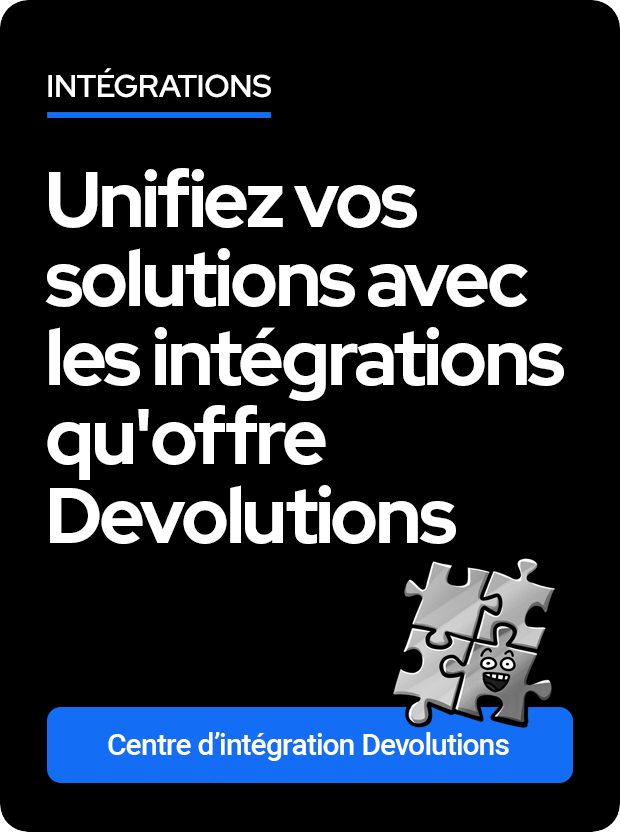 Page intégrations RDM