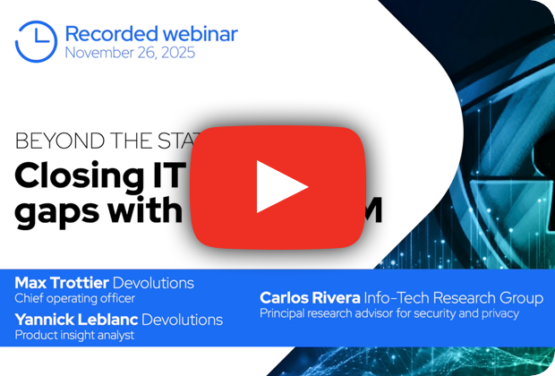 Webinaire PAM mené par les TI