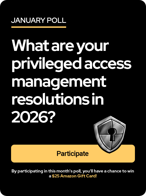 January poll question: What are your PAM resolutions in 2026?