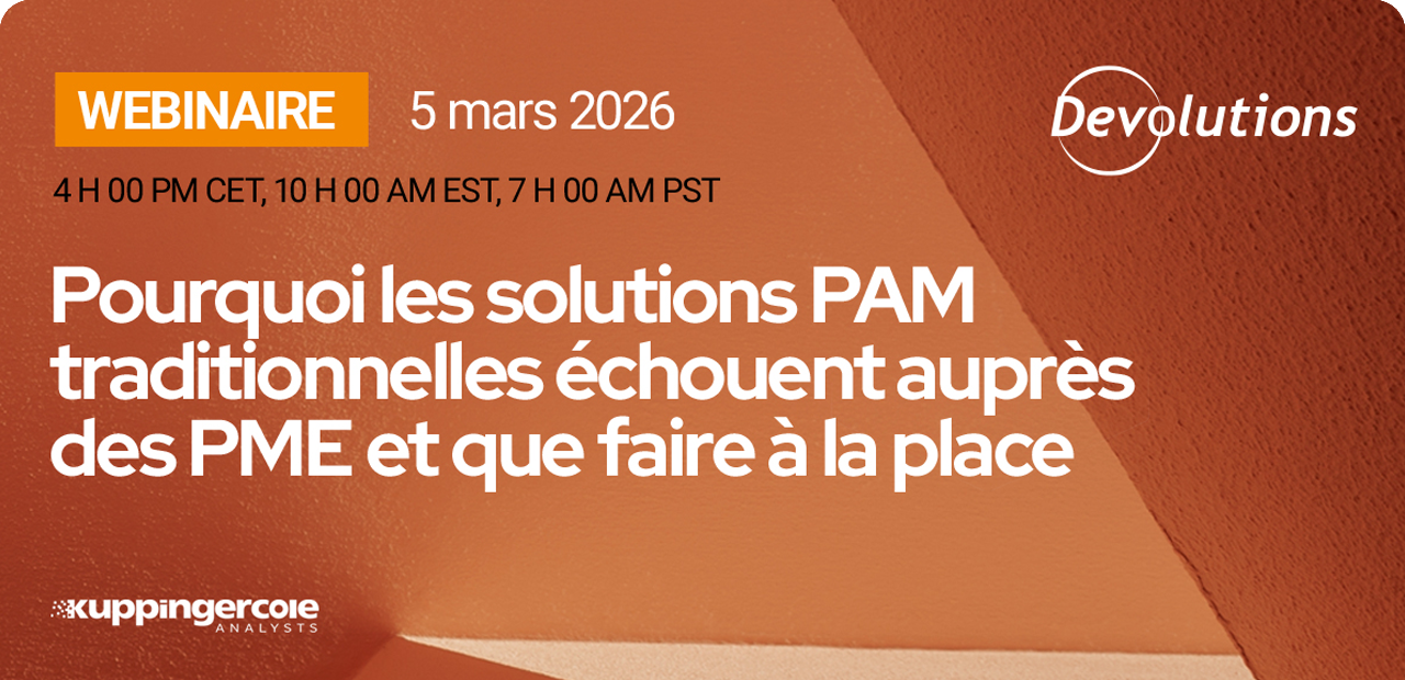 KuppingerCole webinar