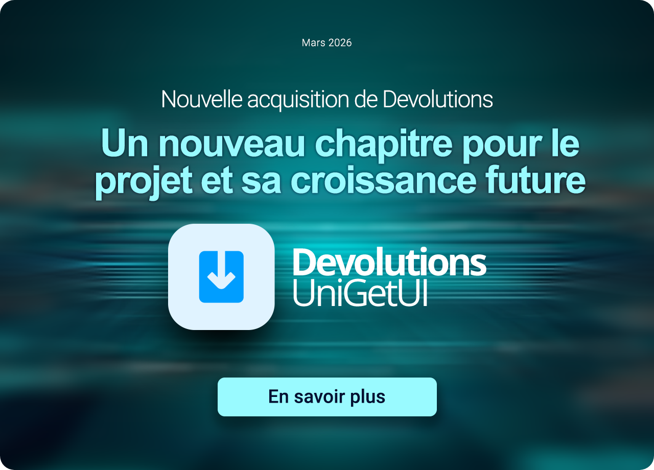 Devolutions x UniGetUI
