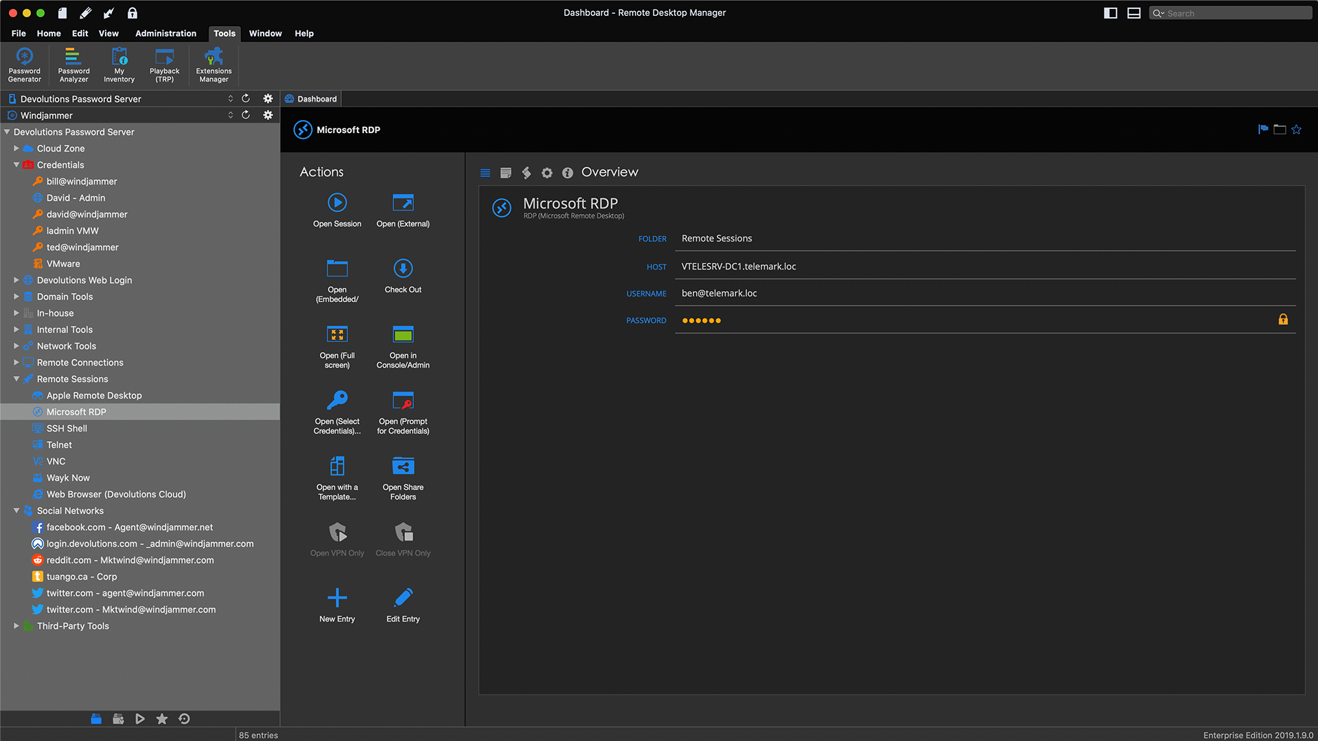 Easily manage all your remote connections