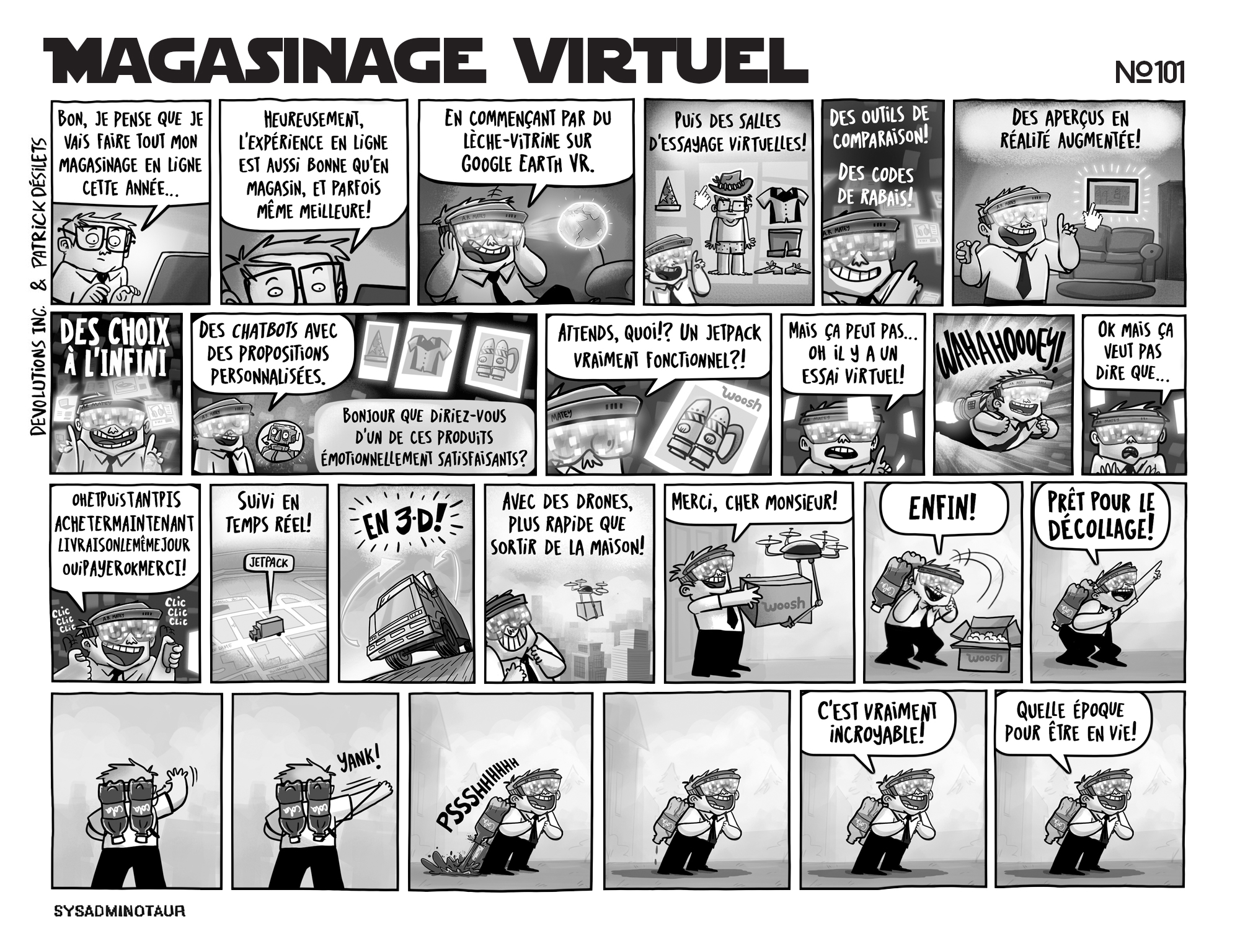 !!Sysadminotaur #101 : Magasinage virtuel