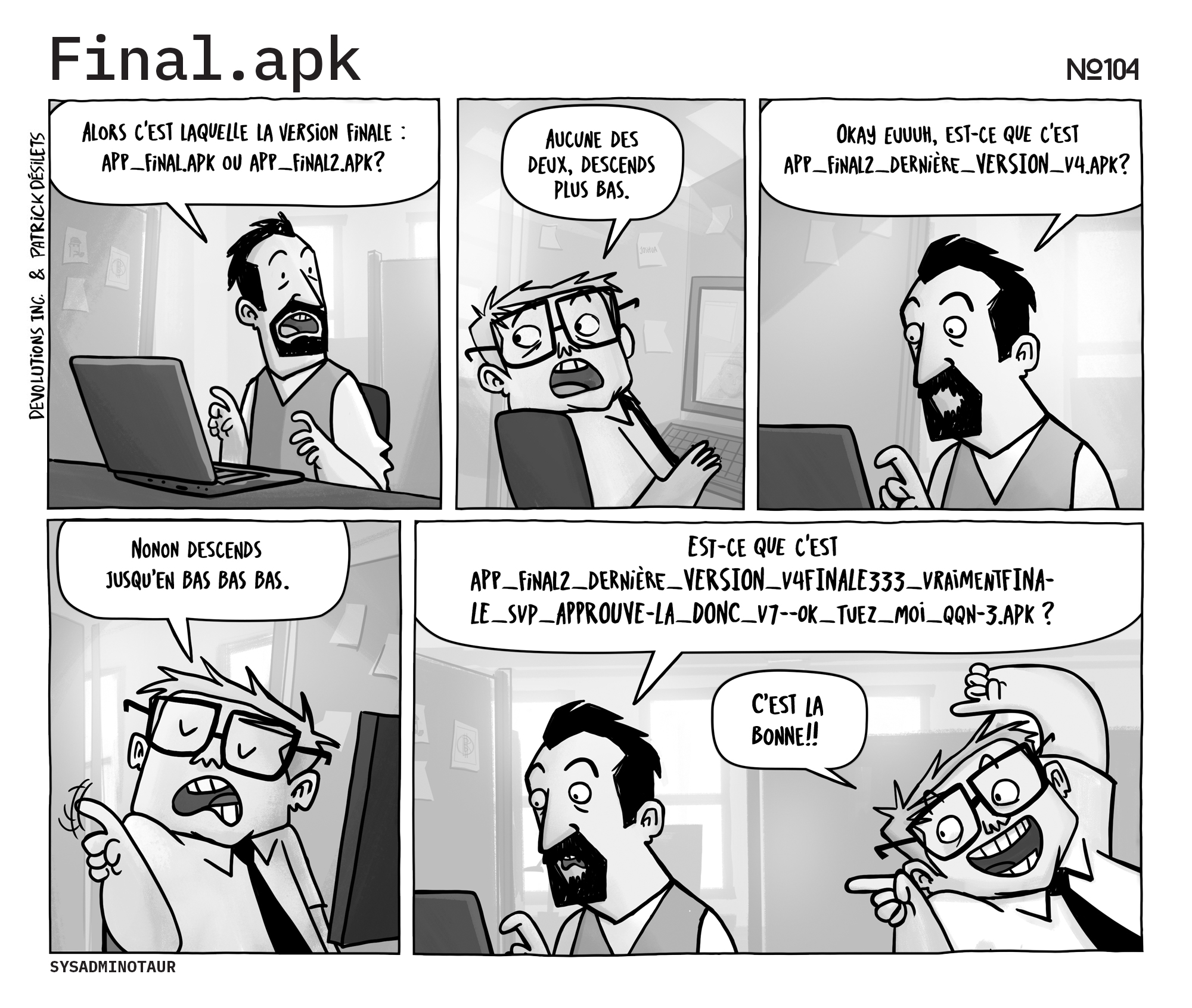 !!Sysadminotaur #104 : Final.apk