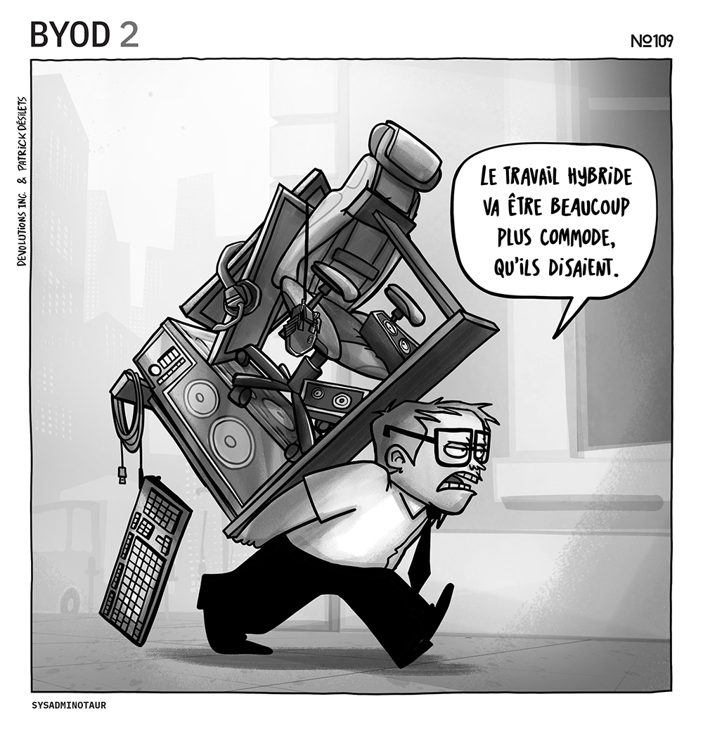!!Sysadminotaur #109 : BYOD - Apportez vos appareils personnels 2