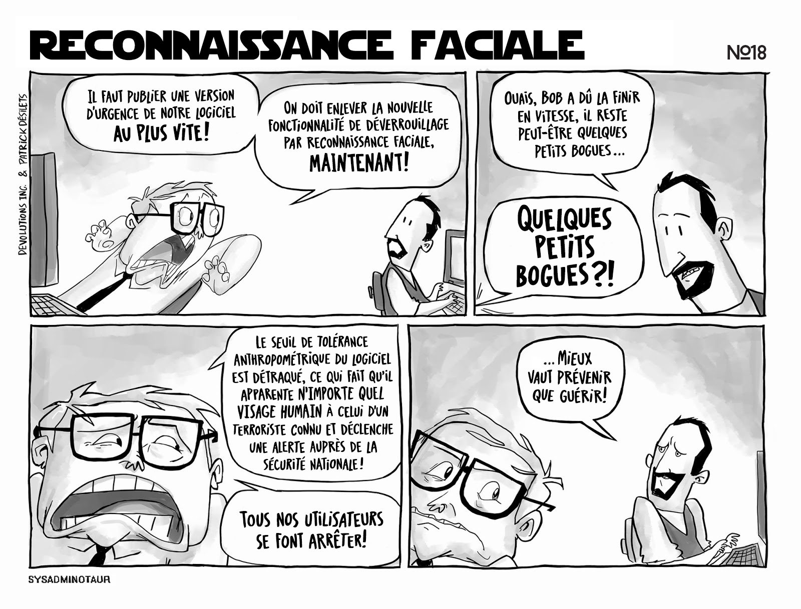 !!Sysadminotaur #18 - Reconnaissance faciale