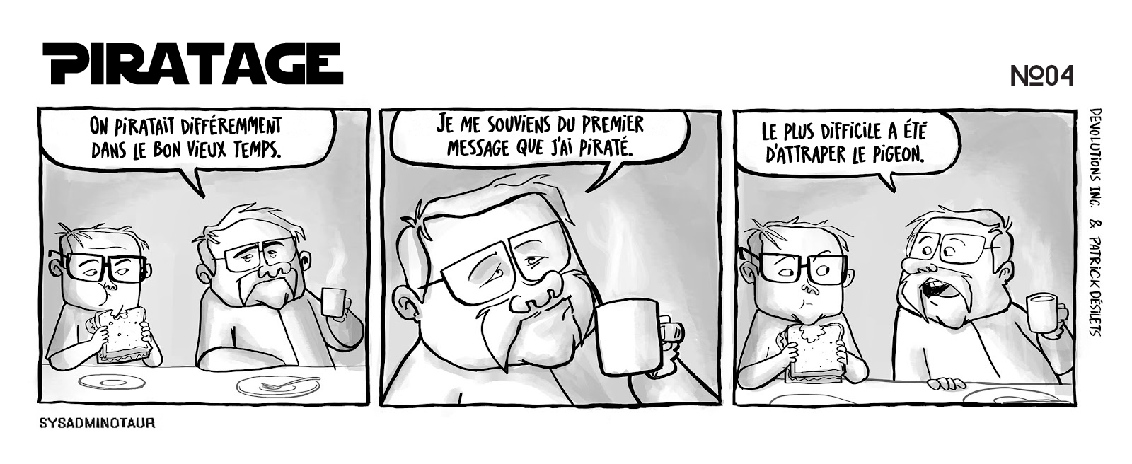 !!Sysadminotaur #4 - Le piratage