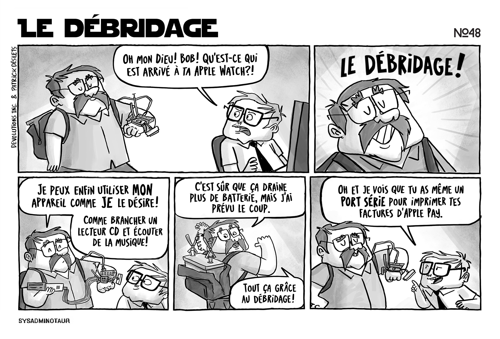 !!Sysadminotaur #48 : Le débridage