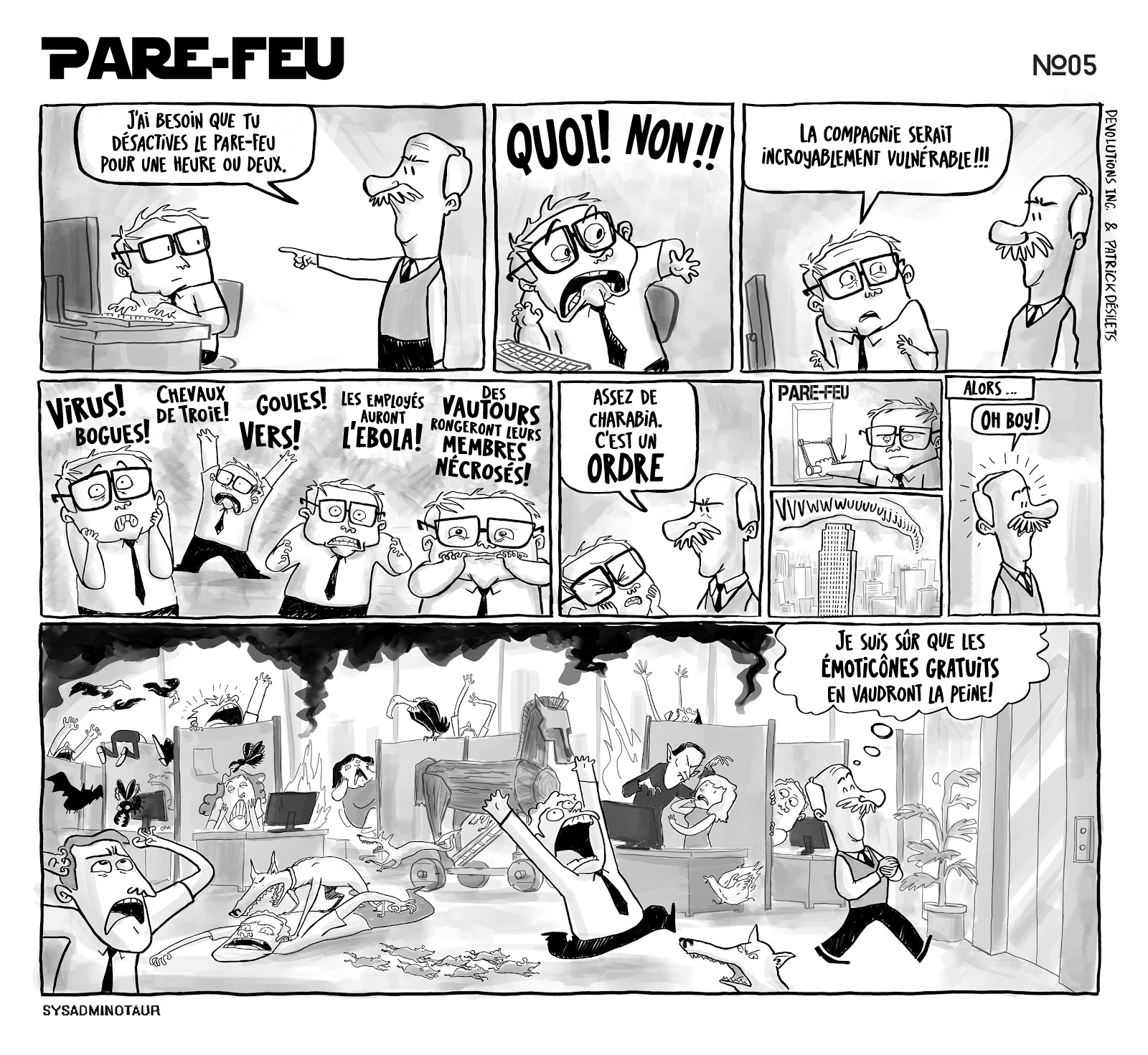 !!Sysadminotaur #5 - Le pare-feu