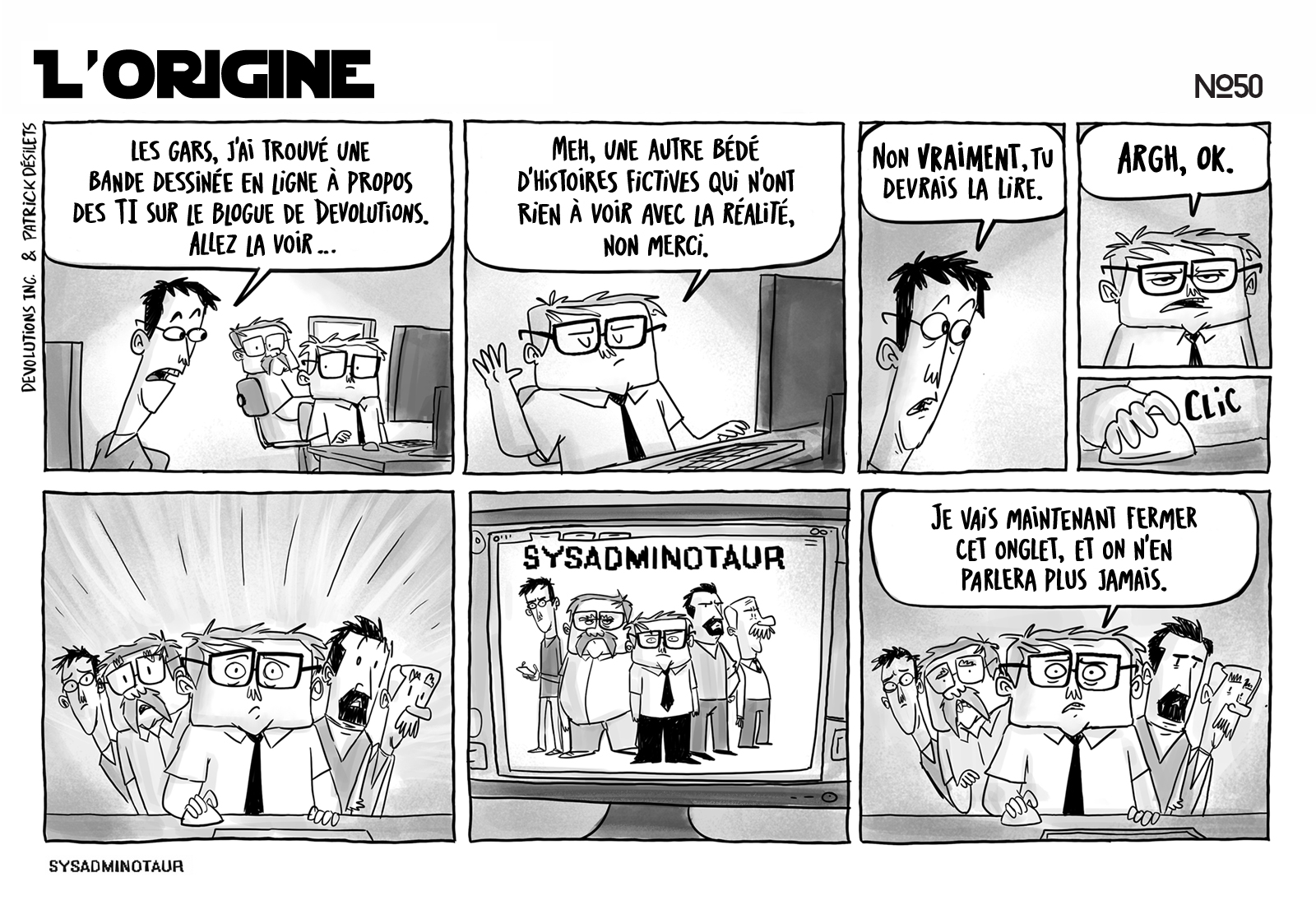!!Sysadminotaur #50 : L’origine