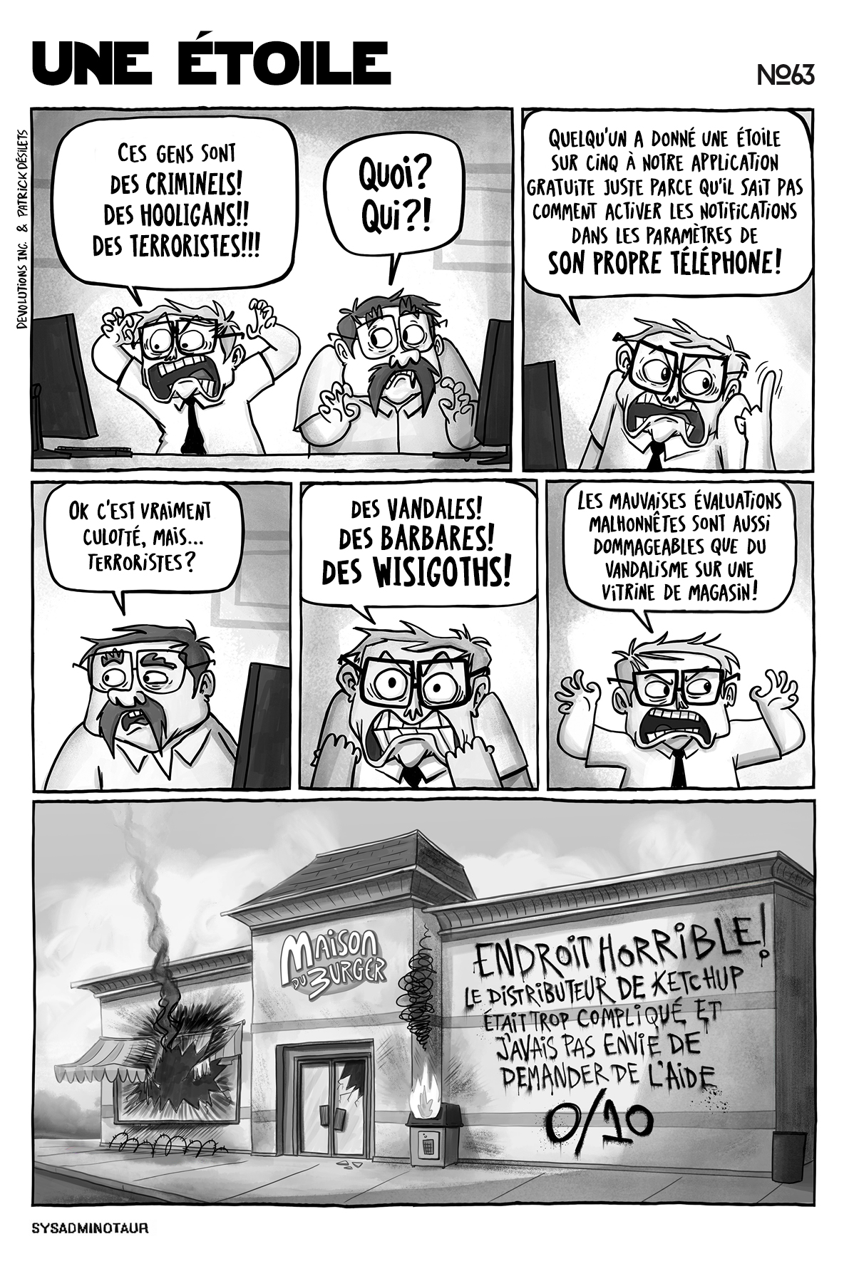 !!Sysadminotaur #63 : Une étoile