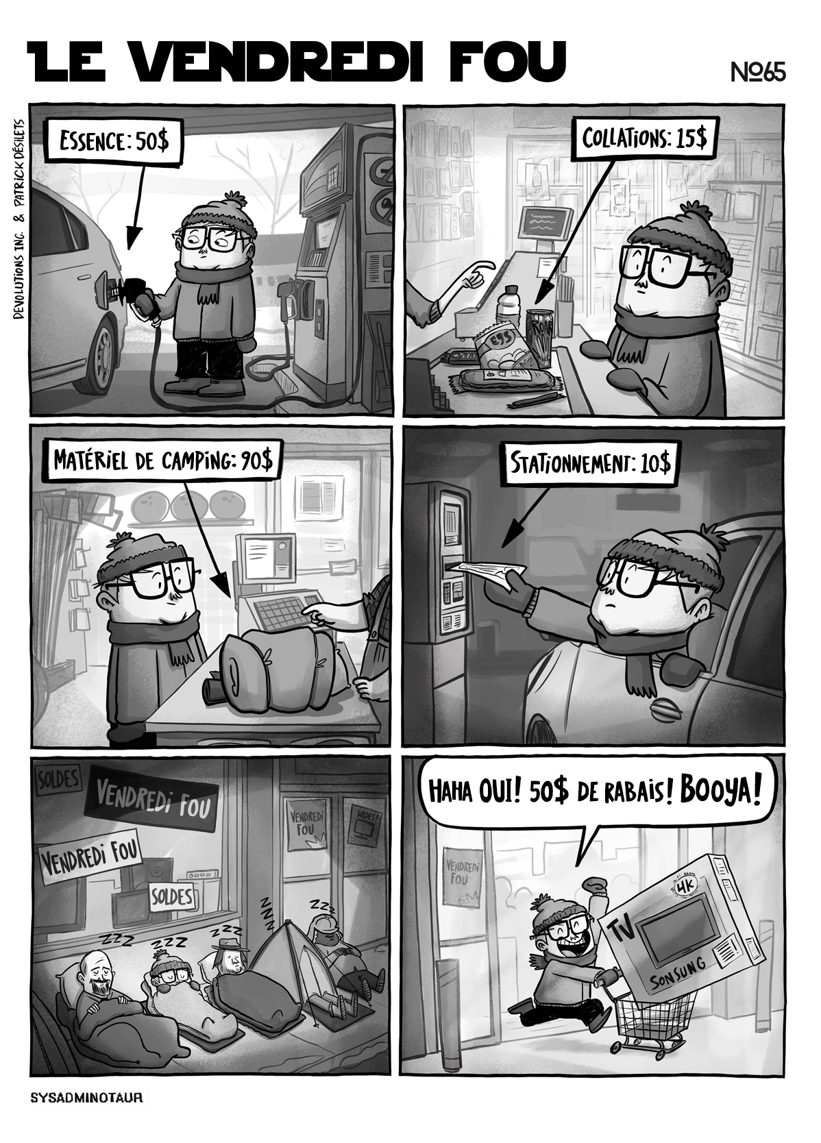 !!Sysadminotaur #65 : Le Vendredi fou