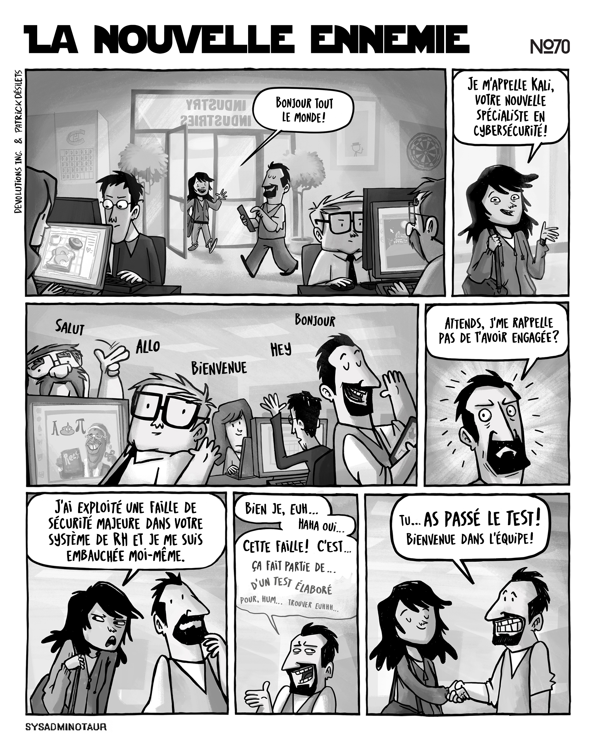 !!Sysadminotaur #70 : La nouvelle ennemie