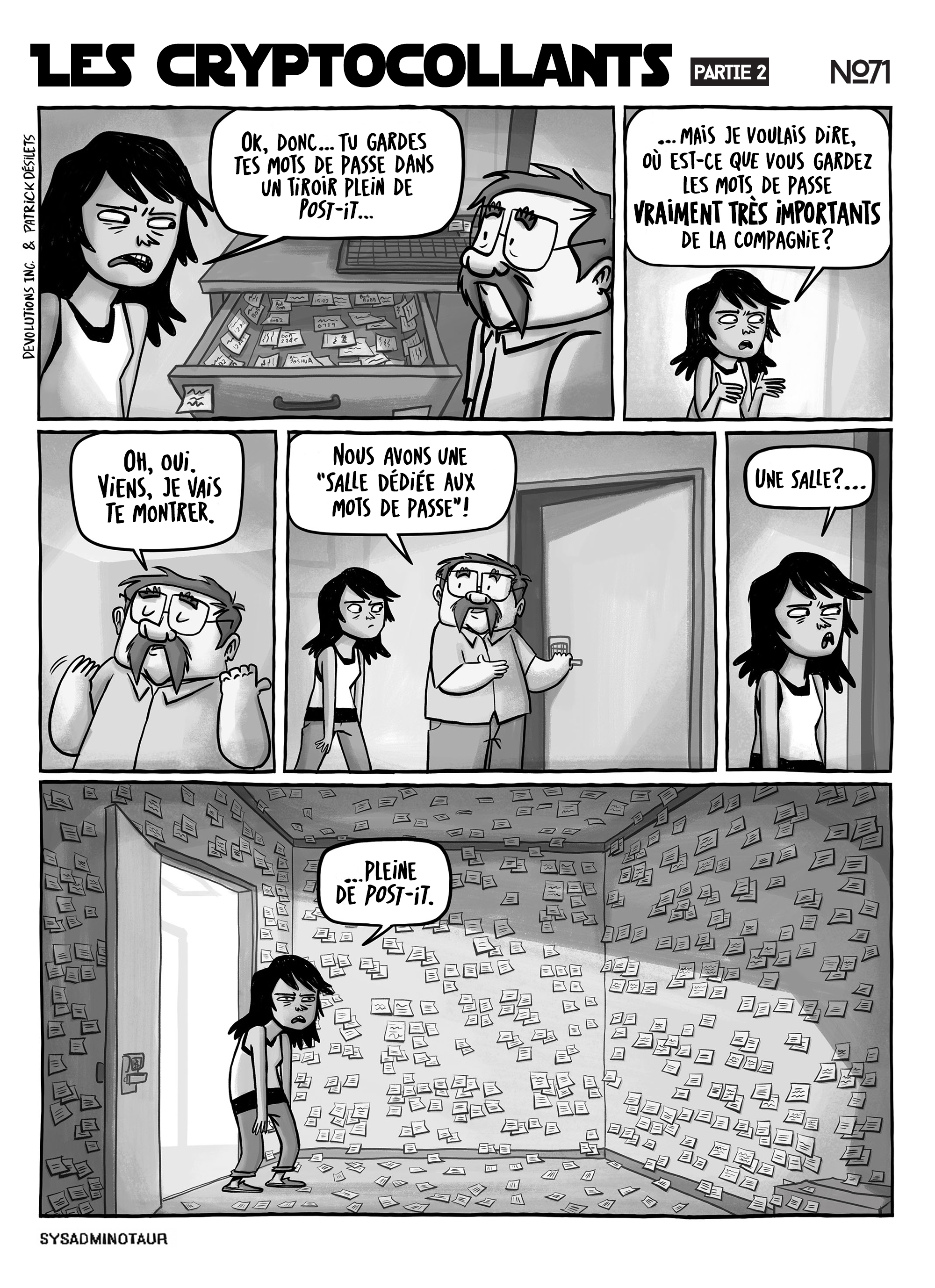 !!Sysadminotaur #71 : Les cryptocollants - Partie 2