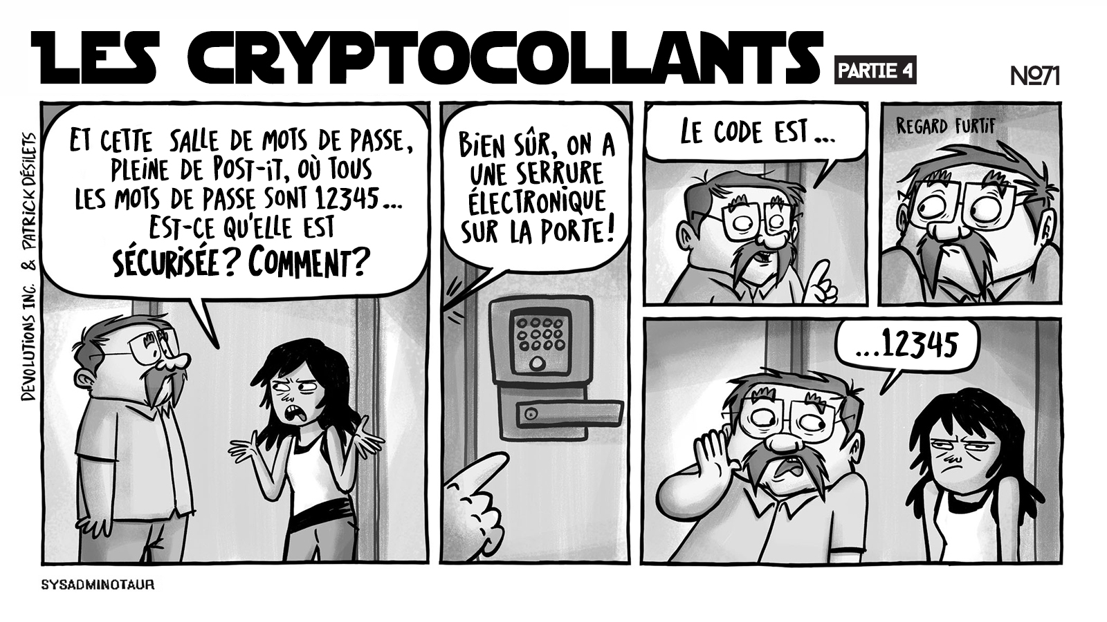 !!Sysadminotaur #71 : Les cryptocollants - Partie 4