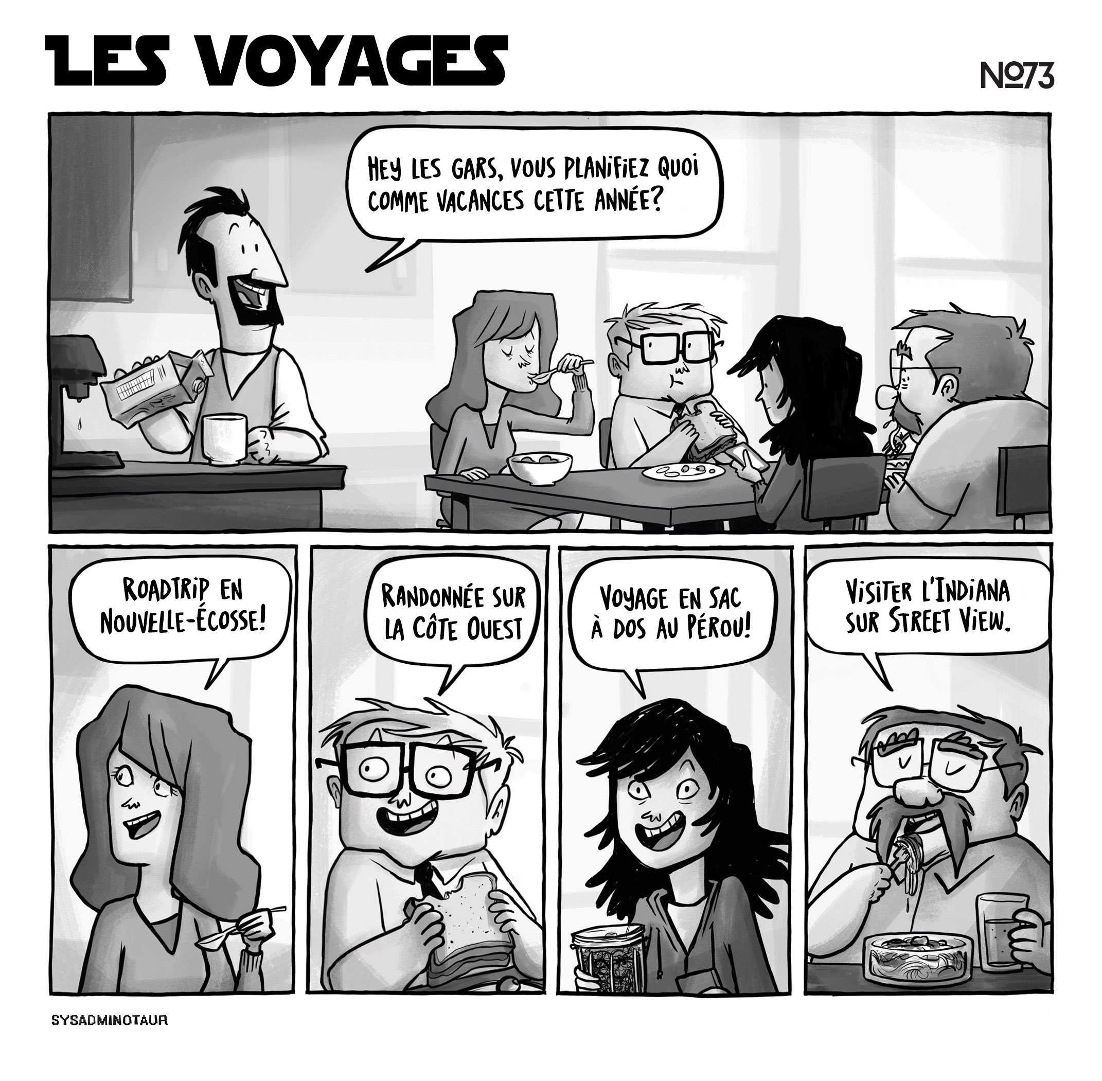 !!Sysadminotaur #73 : Les voyages