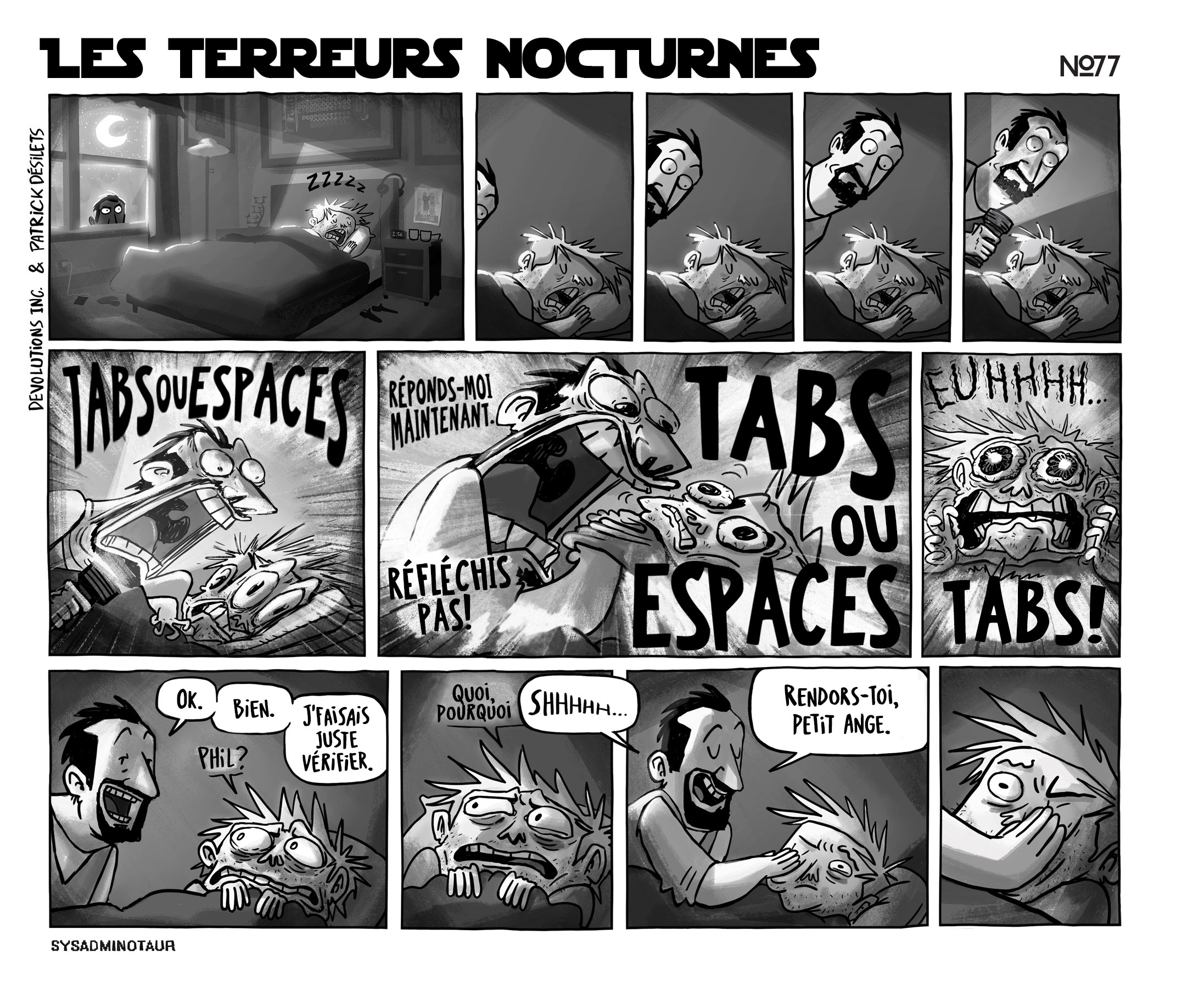!!Sysadminotaur #77 : Les terreurs nocturnes