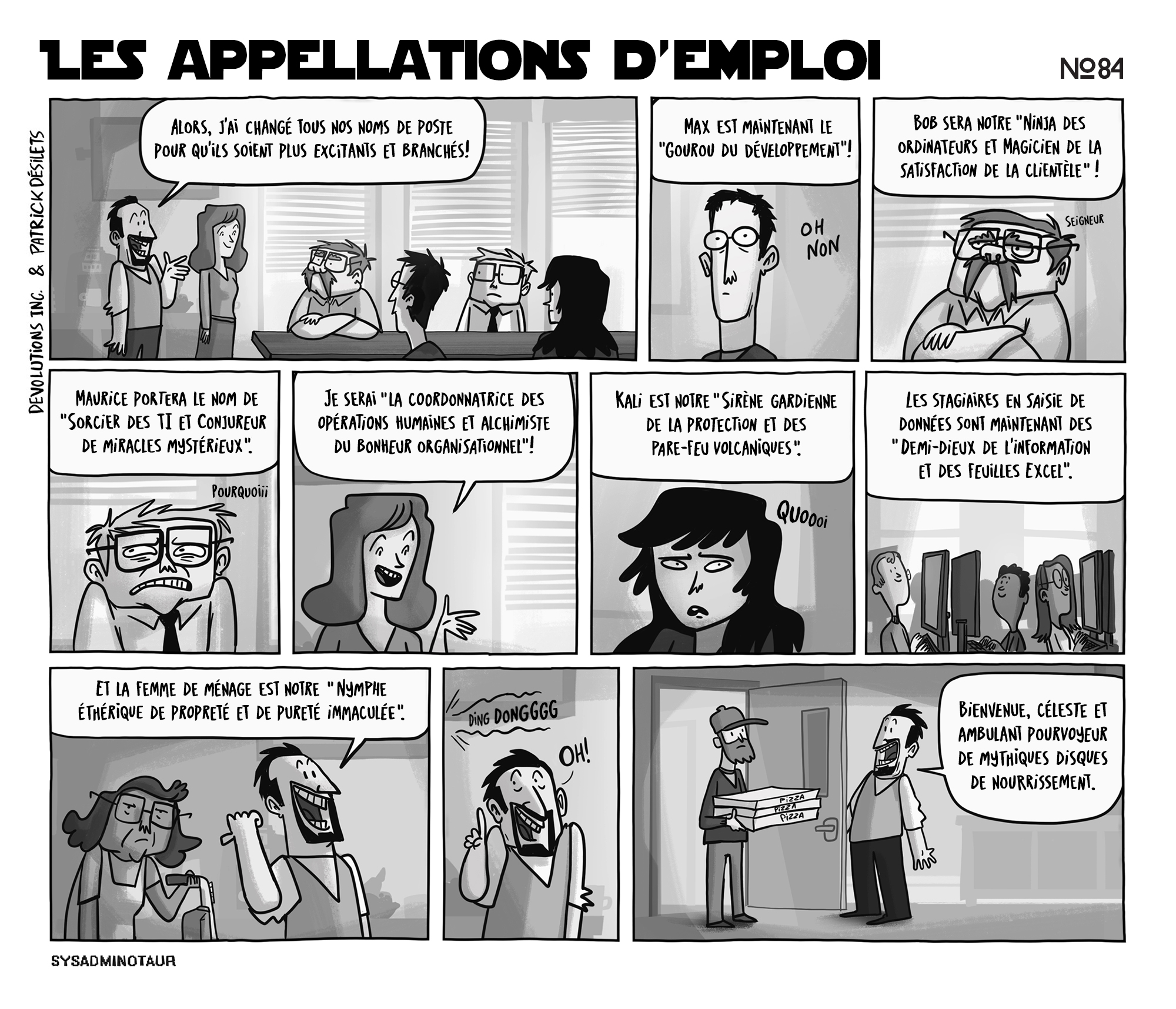 !!Sysadminotaur #84 : Les appellations d’emploi